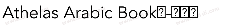Athelas Arabic Book字字体转换